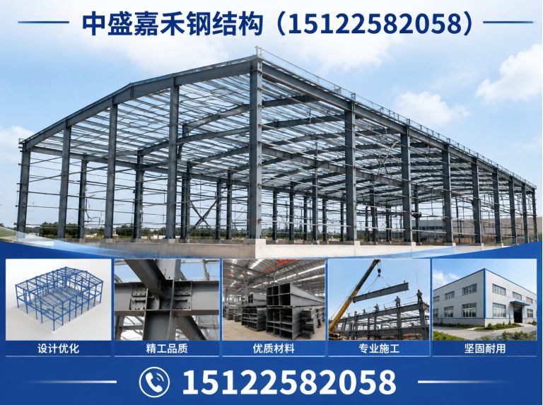 南开区钢结构厂房展示图